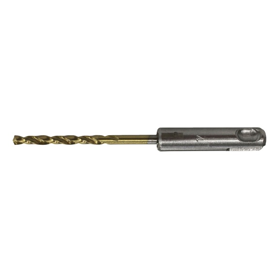 MAKITA metal drill HSS TiN diameter 4 mm length 105mm SDS-PLUS B-57423 - Metal drill bit HSS TiN suitable for SDS-PLUS