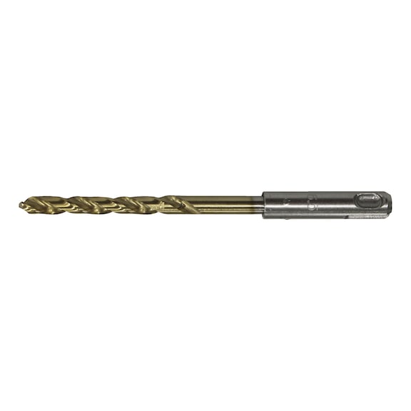 MAKITA metal drill HSS TiN diameter 6.5mm length 131mm SDS-PLUS B-57473 - Metal drill bit HSS TiN suitable for SDS-PLUS