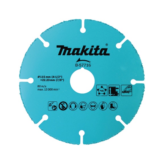 MAKITA cutting disc diameter 115mm thickness 2mm grit 30/40 universal B-57716 - Other cutting discs