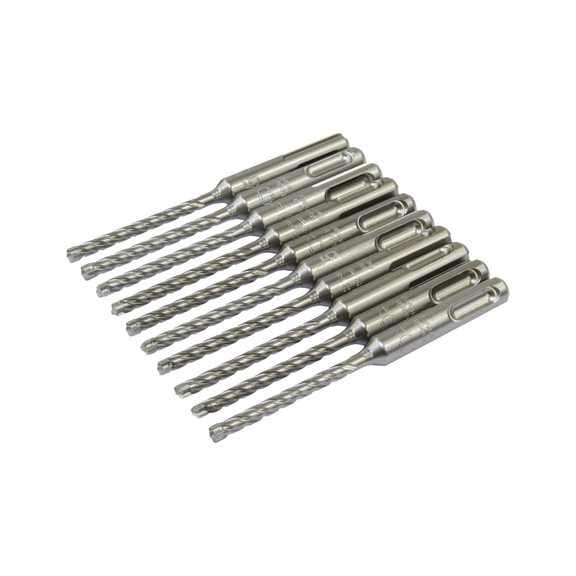 MAKITA hammer drill NEMESIS II diameter 5.5 mm 115 mm 10 pieces B-63236 - Hammer drill bit suitable for SDS-PLUS