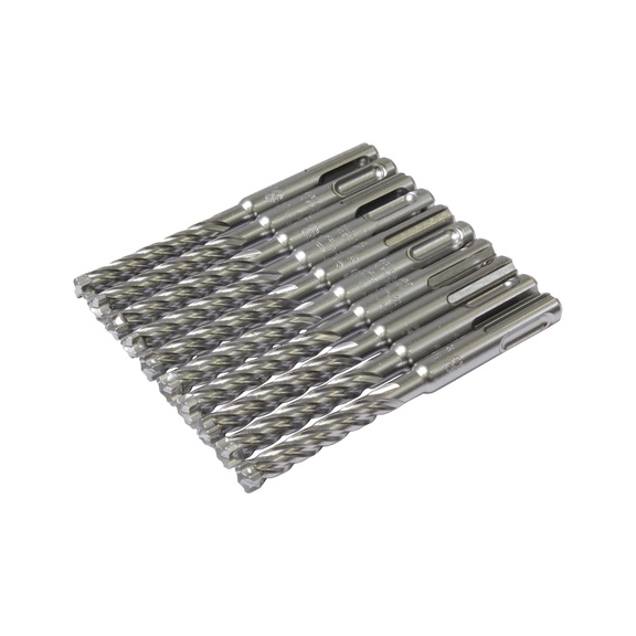 MAKITA hammer drill NEMESIS II diameter 8.0 mm 115 mm 10 pieces B-63367 - Hammer drill bit suitable for SDS-PLUS