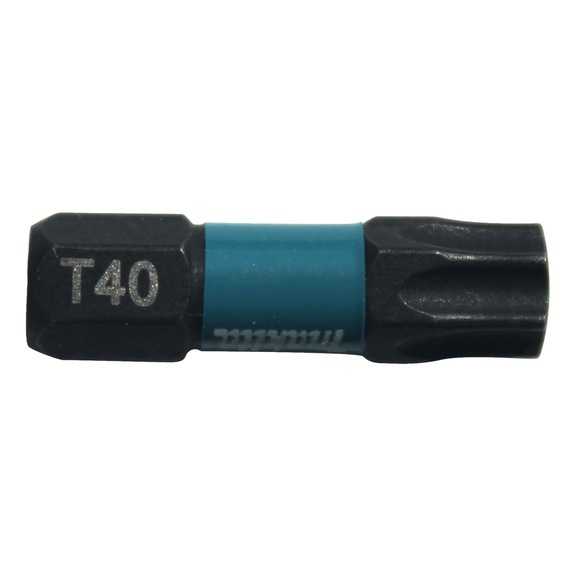 MAKITA Bit T40 Impact Black T40 2 pieces Length 25 mm B-63703 - T-Bits