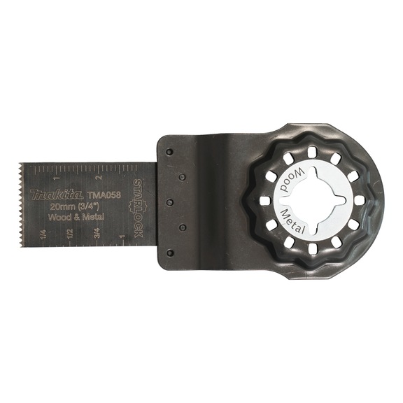 MAKITA Plunge-cut saw blade set TMA058 5 pieces 20x30 mm 1.3 mm B-64923-5 - Plunge-cut saw blade for wood and metal