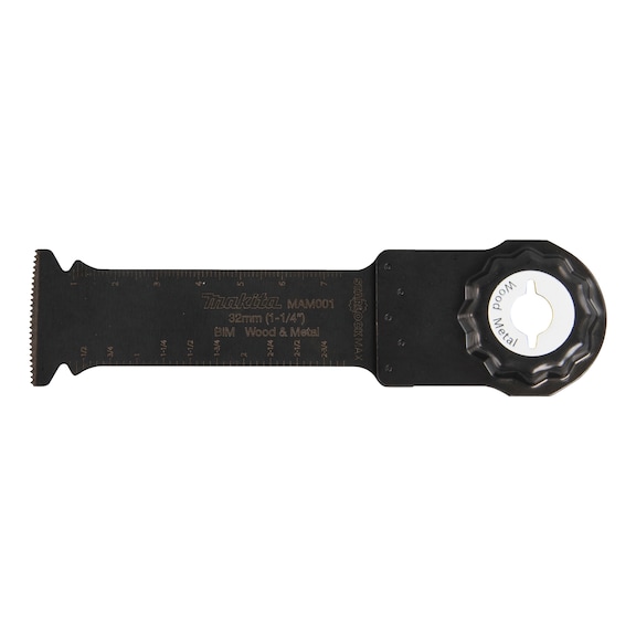 MAKITA plunge-cut saw blade MAM001 5 pieces 32x80 mm 1.3 mm B-66400-5 - Plunge-cut saw blade for wood and metal