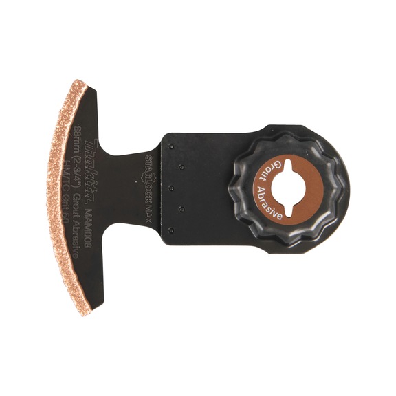 MAKITA segment saw blade MAM009 68x10 mm 1.5 mm grit 50 B-66494 - Multitool saw blades for mortar and plaster