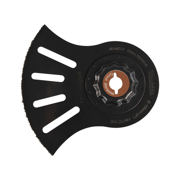 MAKITA Segmentsägeblatt MAM014 100x50 mm 1,9 mm Körnung 40 B-66547 - Multitool-Sägeblätter für Mörtel und Gips