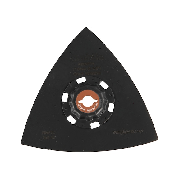 MAKITA delta plate MAM016 diameter 116 mm grit size 40 B-66569 - Multitool saw blades for mortar and plaster
