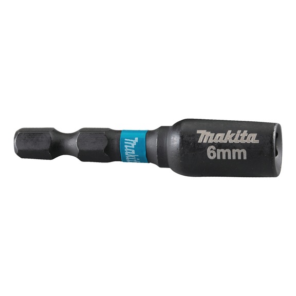 MAKITA socket spanner Impact Black 1/4 inch SW6 magnetic 1 piece B-66824 - Impact Black socket spanner 1/4 inch hexagon