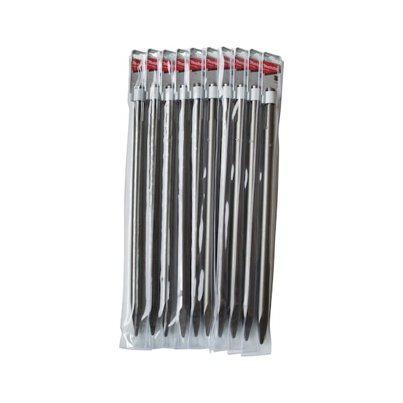 MAKITA Spitzmeißel Länge 400mm passend für SDS-max 10 Stück D-34182-10 - Spitzmeißel