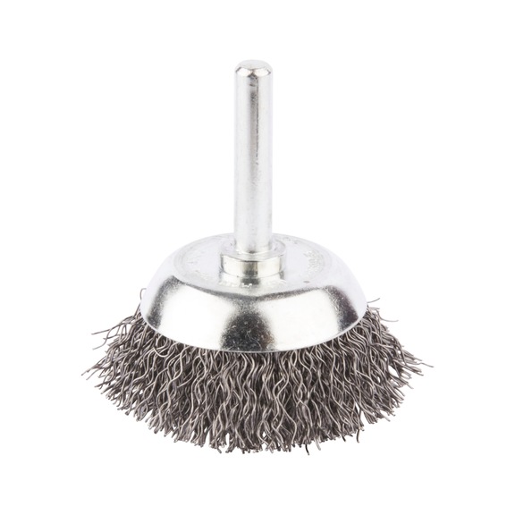 MAKITA cup brush diameter 38 mm crimped galvanised steel round shaft D-39908 - Cup brush