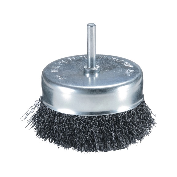 MAKITA cup brush diameter 50 mm crimped galvanised steel round shaft D-39914 - Cup brush