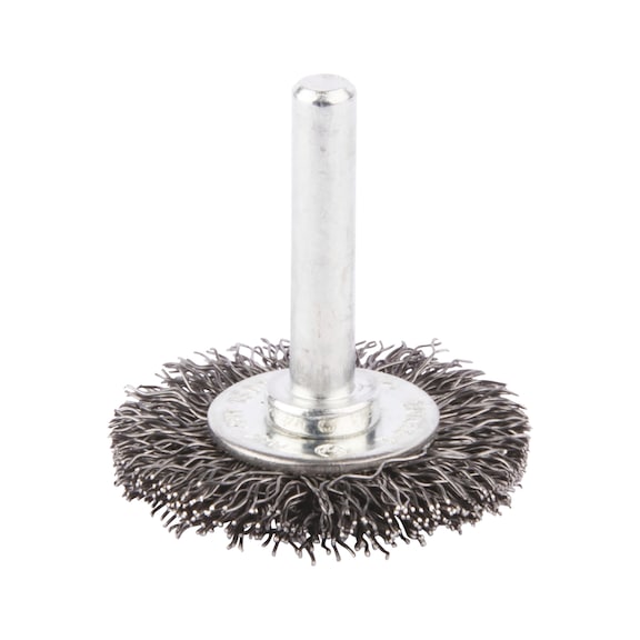 MAKITA round brush diameter 38 mm crimped galvanised steel round shaft D-39958 - Round brush