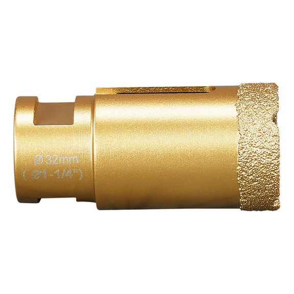 MAKITA Diamant-Hohlbohrkrone Durchmesser 32 mm M14 Trockenbohren D-44507 - Diamant-Hohlbohrkronen