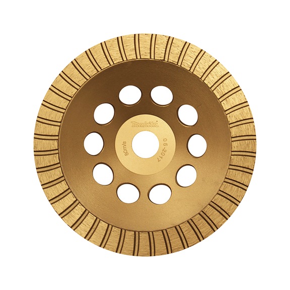 MAKITA cup wheel diameter 180 mm bore 22.23 mm turbo D-62359 - Cup wheel