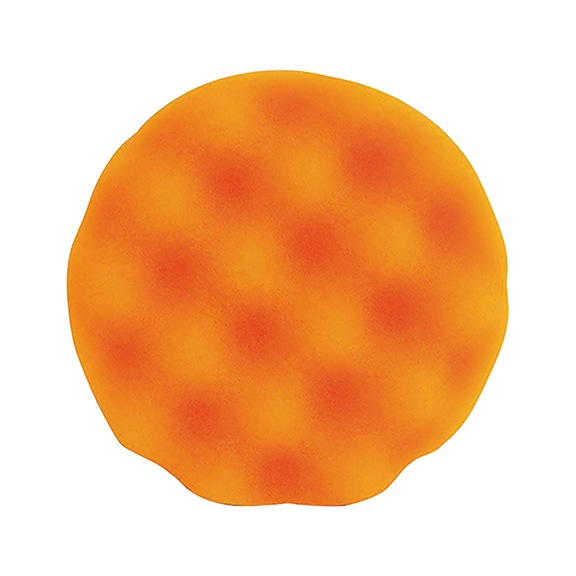 MAKITA Polierpad orange Durchmesser 100 mm Klett weich wellig grob 30 mm D-62599 - Polierpad orange