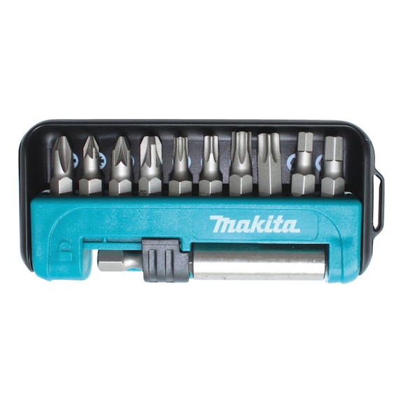 MAKITA bit set 11-piece PH, PZ, T, hexagon D-65006 - Bit set