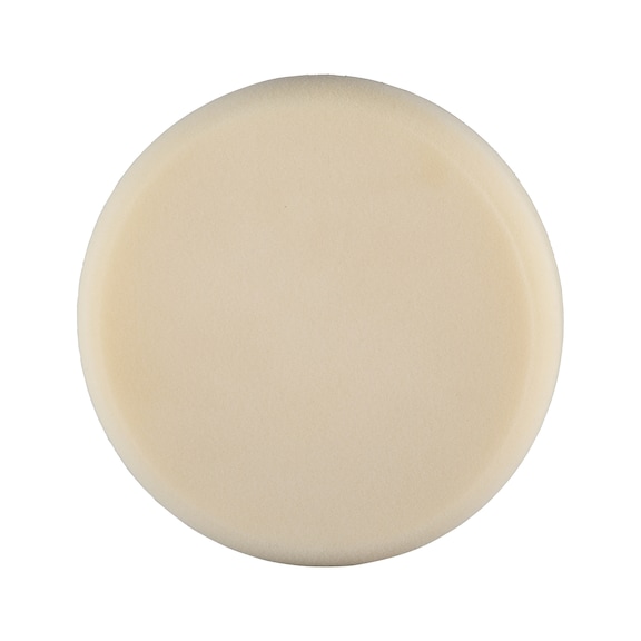 MAKITA Polierpad weiß Durchmesser 190 mm Klett hart flach mittel 30 mm D-70792 - Polierpad weiß