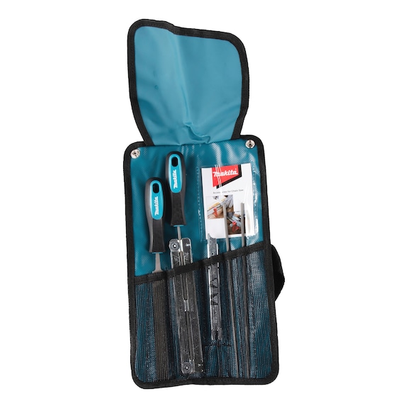 MAKITA sharpening set, diameter 4.0 mm, in a practical roll-up bag D-72154 - File gauge for saw chain