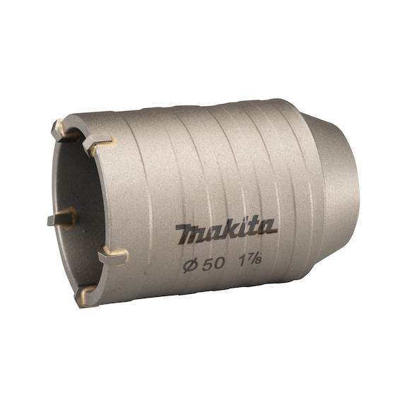 MAKITA hollow core drill bit HM diameter 50 mm 50 mm 5 teeth D-73922 - Drill bits suitable for SDS-PLUS