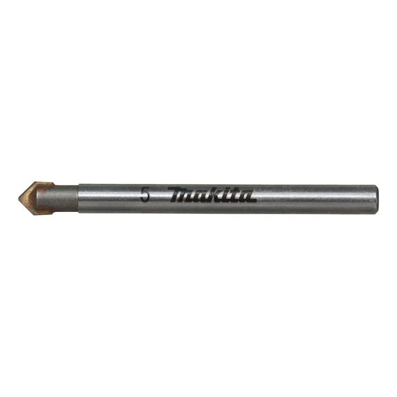 MAKITA Glas-/ Fliesenbohrer Durchmesser 5mm L&auml;nge 51 mm Hartmetall D-78427 - Glas- und Fliesenbohrer