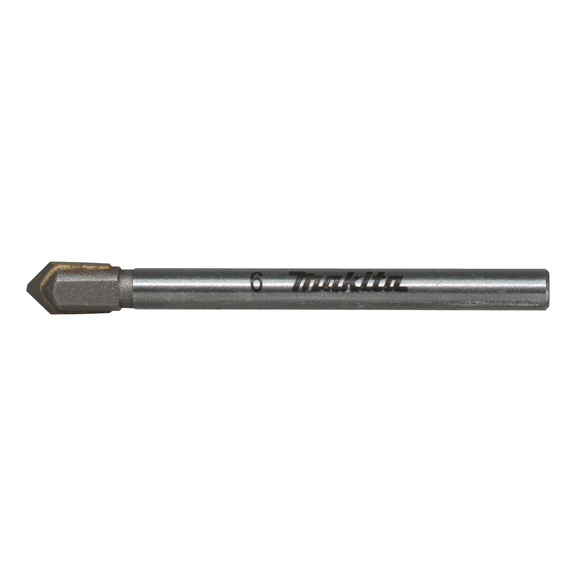MAKITA Glas-/ Fliesenbohrer Durchmesser 6 mm L&auml;nge 58 mm D-78433 - Glas- und Fliesenbohrer