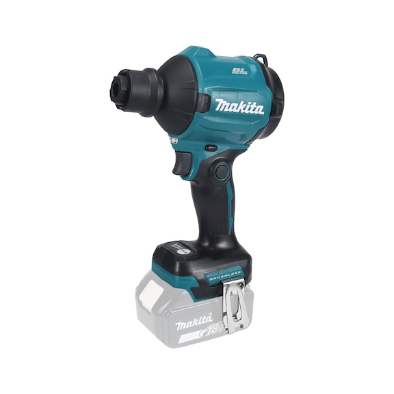 MAKITA cordless blower 18V air speed 200 m/s negative pressure 103 mbar DAS180Z - Battery blower LXT 18V