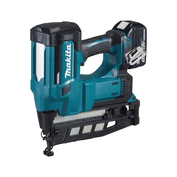 MAKITA cordless upright nailer 18V pin length 25-64 mm DBN600RTJ - Cordless nailer LXT 18V
