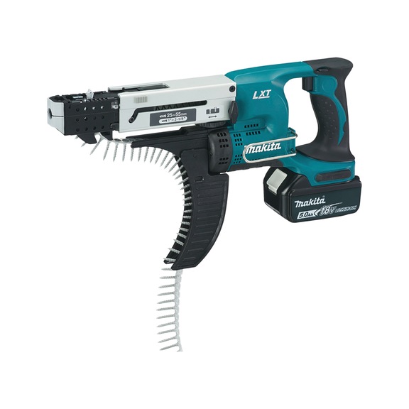 MAKITA Akku-Magazinschrauber 18V 235W Schraubenlänge 25-55mm 4000U/min DFR550RTJ - Magazinschrauber (Akku)