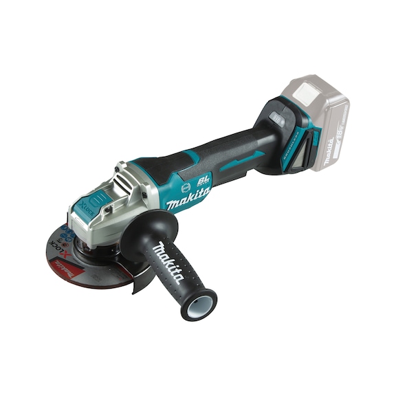 MAKITA Akku-Winkelschleifer 18V Durchmesser 125 mm X-LOCK 8500 U/min DGA520ZX1 - Akku-Winkelschleifer LXT 18V