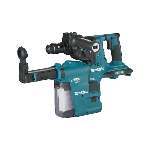 MAKITA cordless combi hammer 2x18V 28 mm single-stroke 2.9 J 980 rpm DHR283ZWJU - Cordless combi hammer & chisel hammer LXT 18V