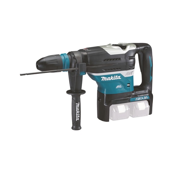 MAKITA cordless combi hammer 2x18V 40 mm single blow 8 J 500 rpm DHR400ZKUN - Cordless combi hammer & chisel hammer LXT 18V
