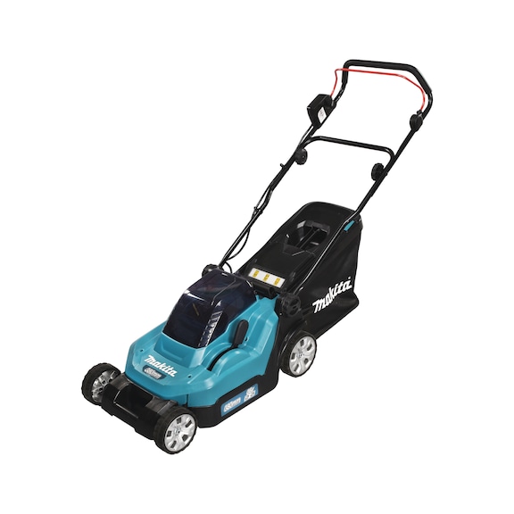 MAKITA cordless lawn mower 2x18V cutting width 38 cm grass catcher 40 L DLM382PM2 - LXT 18V cordless lawn mower