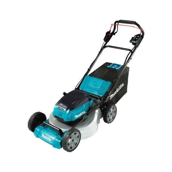 MAKITA cordless lawn mower 2x18V 1600W Cutting width 46 cm Grass catcher 60 L DLM465Z - LXT 18V cordless lawn mower