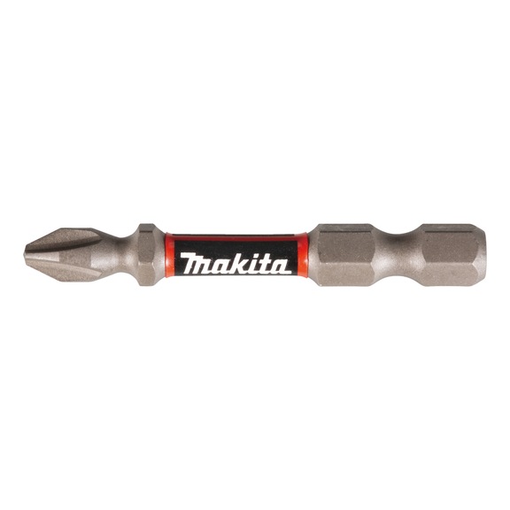 MAKITA Torsion Bit Impact Premier PH2 Länge 50 mm 2 Stück E-03274 - PH-Bits für Kreuzschlitzschrauben