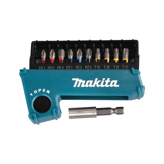 MAKITA Torsion Bit Set Impact Premier 11-piece E-03567 - Bit set