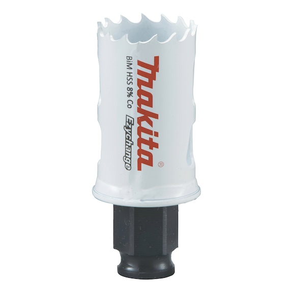 MAKITA BiM hole saw EZYCHANGE HSS diameter 29mm cutting depth 44mm E-03713 - EZYCHANGE HSS bi-metal hole saws
