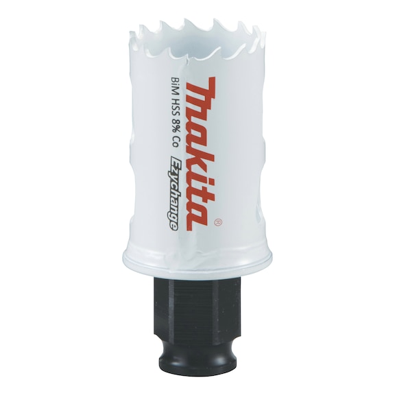 MAKITA BiM-Lochsäge EZYCHANGE HSS Durchmesser 30mm Schnitttiefe 44mm E-03729 - EZYCHANGE HSS Bi-Metall Lochsägen