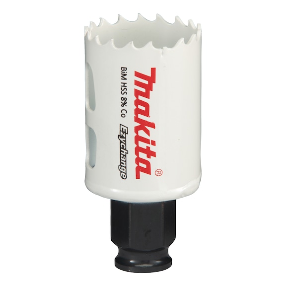 MAKITA BiM hole saw EZYCHANGE HSS diameter 35mm cutting depth 44mm E-03741 - EZYCHANGE HSS bi-metal hole saws