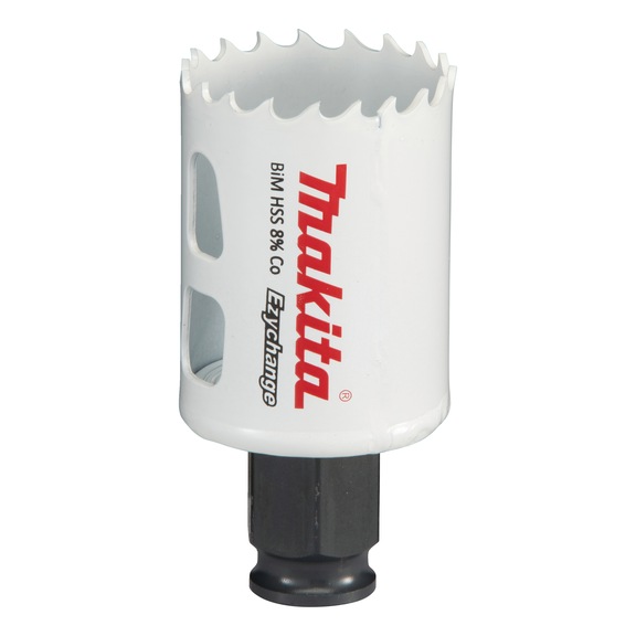 MAKITA BiM hole saw EZYCHANGE HSS diameter 37mm cutting depth 44mm E-03757 - EZYCHANGE HSS bi-metal hole saws