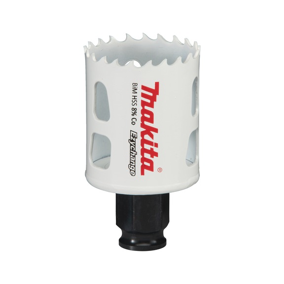 MAKITA BiM-Lochsäge EZYCHANGE HSS Durchmesser 41mm Schnitttiefe 44mm E-03785 - EZYCHANGE HSS Bi-Metall Lochsägen