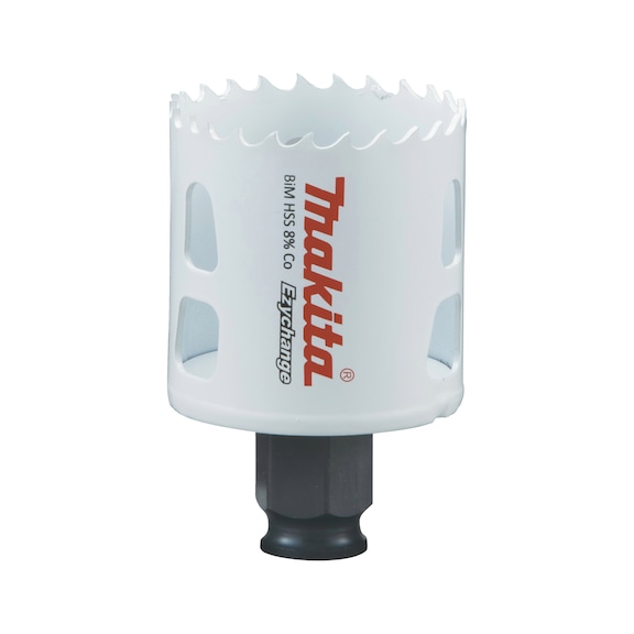 MAKITA BiM-Lochsäge EZYCHANGE HSS Durchmesser 48mm Schnitttiefe 44mm E-03816 - EZYCHANGE HSS Bi-Metall Lochsägen