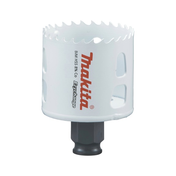 MAKITA BiM-Lochsäge EZYCHANGE HSS Durchmesser 54mm Schnitttiefe 44mm E-03844 - EZYCHANGE HSS Bi-Metall Lochsägen