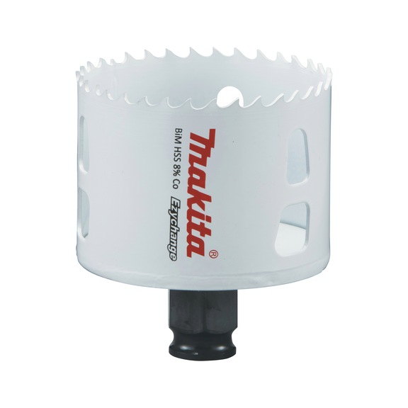 MAKITA BiM-Lochsäge EZYCHANGE HSS Durchmesser 65mm Schnitttiefe 44mm E-03894 - EZYCHANGE HSS Bi-Metall Lochsägen