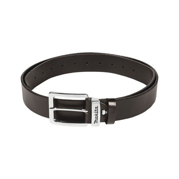 MAKITA leather belt brown size M 1130x38mm E-05371 - Brown leather belt