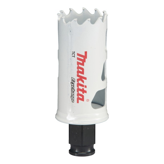MAKITA TCT hole saw EZYCHANGE Diameter 32 mm Cutting depth 60 mm E-06672 - Ezychange T.C.T Multipurpose
