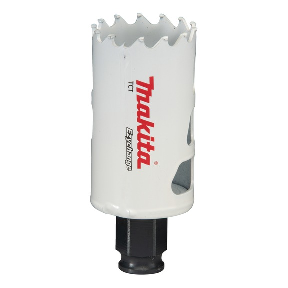 MAKITA TCT hole saw EZYCHANGE Diameter 38 mm Cutting depth 60 mm E-06694 - Ezychange T.C.T Multipurpose