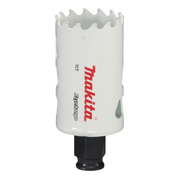 MAKITA TCT hole saw EZYCHANGE Diameter 40 mm Cutting depth 60 mm E-06703 - Ezychange T.C.T Multipurpose