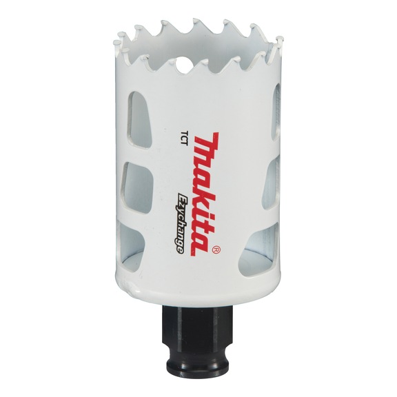 MAKITA TCT hole saw EZYCHANGE Diameter 44 mm Cutting depth 60 mm E-06719 - Ezychange T.C.T Multipurpose