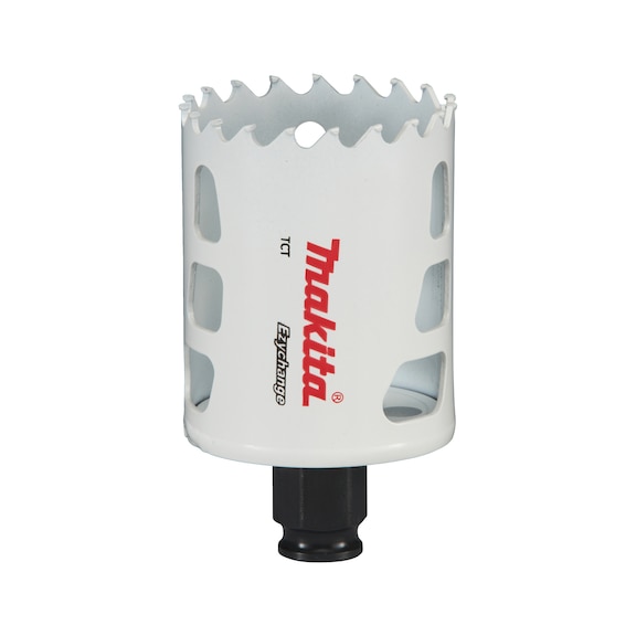 MAKITA TCT hole saw EZYCHANGE Diameter 54 mm Cutting depth 60 mm E-06731 - Ezychange T.C.T Multipurpose