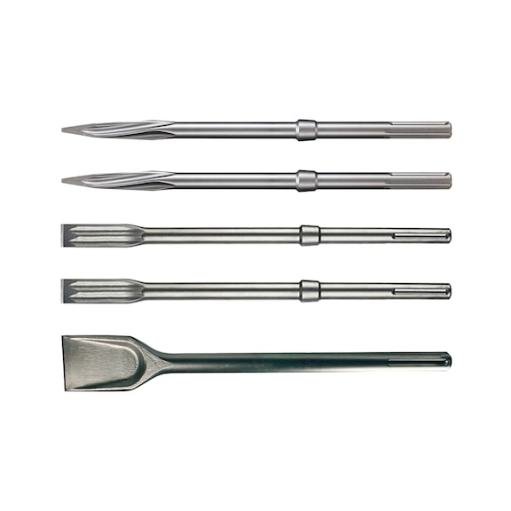 MAKITA Meißel-Set passend für SDS-max 5 Stück Longlife E-13194 - Meißelsortiment